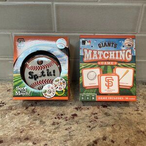 NEW  San Francisco GIANTS  2 Kids Games 'SPOT THE MATCH' & 'MATCHING GAME'